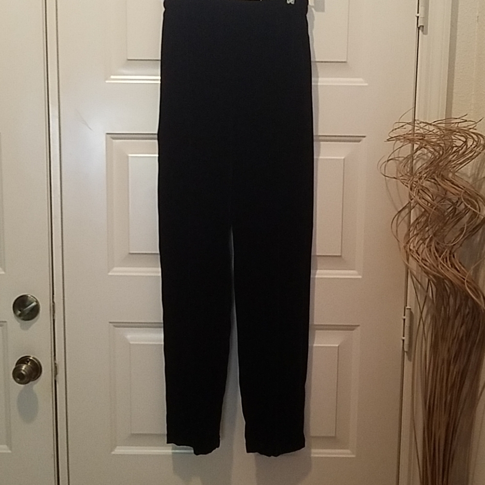 Bryan Emerson black velvet pants